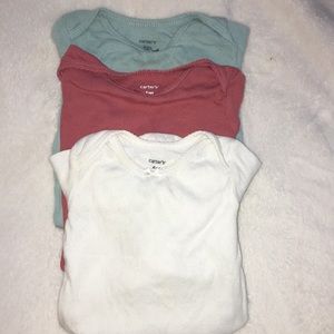 Carters 6m long sleeve onesies